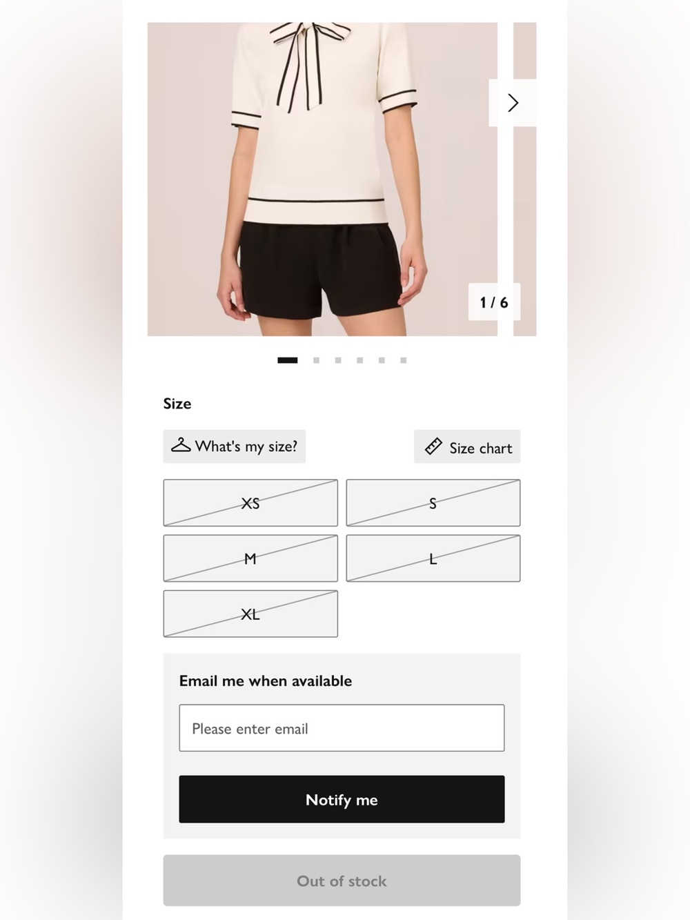 Adrianna Papell Bow-Tie Short Sleeve Knit Top - Picture 8 of 16